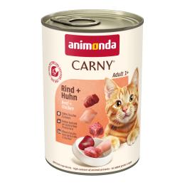 Megapakiet animonda Carny Adult, 24 x 400 g - Wołowina i kurczak
