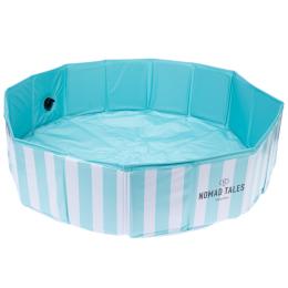 Nomad Tales Bloom basen dla psa, w paski - Ø 80 x wys. 20 cm