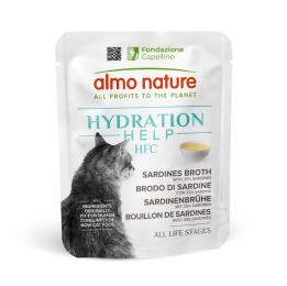 Almo Nature HFC Hydration Help, 6 x 50 g - Bulion z sardynek z sardynkami