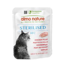 Almo Nature HFC Sterilised, 6 x 50 g - Filet z kurczaka