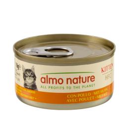 Megapakiet Almo Nature HFC Natural, 24 x 70 g - Kitten, kurczak