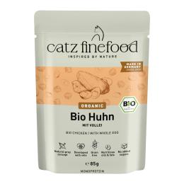 catz finefood bio, 12 x 85 g - No.503 Biokurczak
