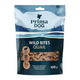 PrimaDog Wild Bites Soft Snack - Przepiórka i głóg, 150 g
