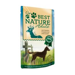 Best Nature Adult Dog, 12 x 150 g - Dziczyzna i makaron