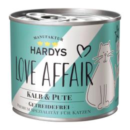 Hardys LOVE AFFAIR, 6 x 200 g / 185 g - Cielęcina i indyk (6 x 200 g)