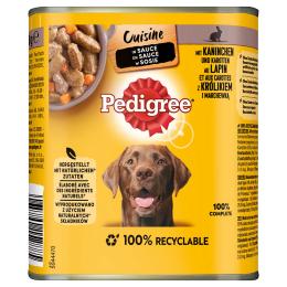 Pedigree Classic, 12 x 800 g - Królik i marchew w sosie