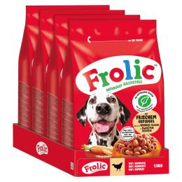 Frolic z drobiem, warzywami i ryżem - 6 kg (4 x 1,5 kg)
