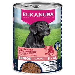 Eukanuba Senior, wołowina z dynią - 400 g