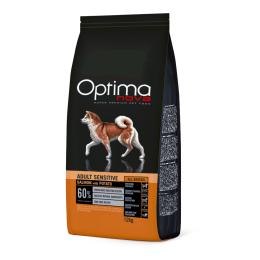 Optimanova Adult Sensitive, łosoś i ziemniaki - 2 x 12 kg