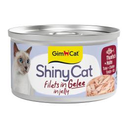 Megapakiet GimCat ShinyCat w galarecie, 24 x 70 g - Tuńczyk i kurczak