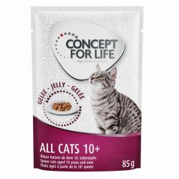 Concept for Life All Cats 10+ w galarecie - 48 x 85 g