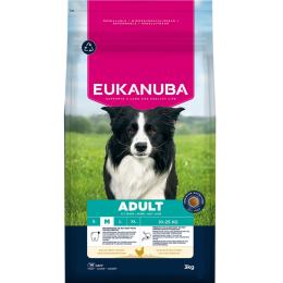 Eukanuba Premium Nutrition Adult Medium Breed, kurczak - 3 kg