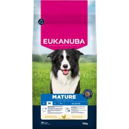 Eukanuba Premium Nutrition Mature Medium Breed, kurczak - 15 kg