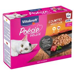 Vitakraft Poésie DéliSauce, saszetki, 6 x 85 g  - Wybór dań wiejskich