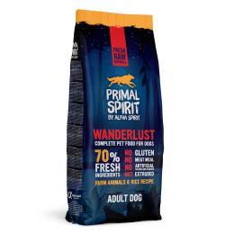 Primal Spirit 70% Wanderlust karma dla psów - Podwójne opakowanie: 2 x 12 kg