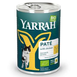 Korzystny pakiet Yarrah Bio Pâté, 12 x 400 g  - Biokurczak