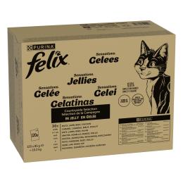 Pakiet Felix Sensations, 120 x 85 g - Mięsna różnorodność