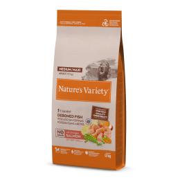 Nature's Variety No Grain Medium/Maxi Adult, łosoś - 12 kg