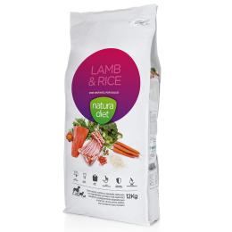 Natura Diet Adult, jagnięcina i ryż  - 2 x 12 kg