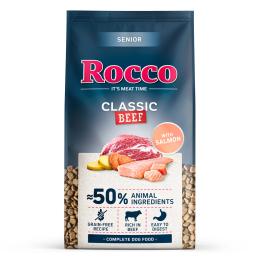 Rocco Senior Classic, wołowina z łososiem - 10 kg