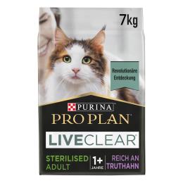 Pro Plan LiveClear Sterilised Adult, indyk - 2 x 7 kg