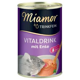 Megapakiet Miamor Vitaldrink napój dla kota, 24 x 135 ml  - Kaczka