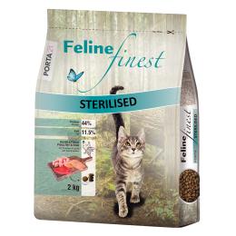 Porta 21 Feline Finest Sterilised, kurczak i ryba - 2 kg