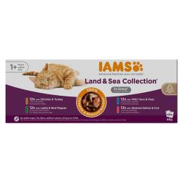 IAMS Adult Delights - Pakiet mieszany w sosie, 48 x 85 g