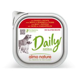 Almo Nature, pakiet mieszany Daily 18 x 300 g - Z wołowiną i ziemniakmi