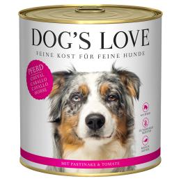 Dog's Love Adult 6 x 800 g - Koń