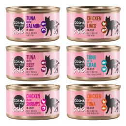 Megapakiet Cosma Asia, w galarecie, 24  x 85 g - Pakiet mieszany