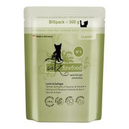 Korzystny pakiet catz finefood, 24 x 300 g - Łosoś z drobiem
