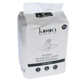 kooa podkładka treningowa z bambusem dla szczeniąt - Rozmiar XL: dł. 90 x szer. 60 cm, 30 szt.