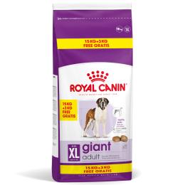 Royal Canin Giant Adult - 15 kg + 3 kg gratis!