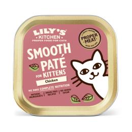 Lily's Kitchen Smooth Paté Selection dla kociąt, 19 x 85 g - Kurczak