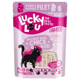 Lucky Lou Extra Food, 12 x 70 g - Filet z kurczaka w galarecie