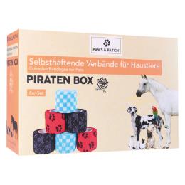 PAWS & PATCH bandaże samoprzylepne - Box Piracki: 6 rolek