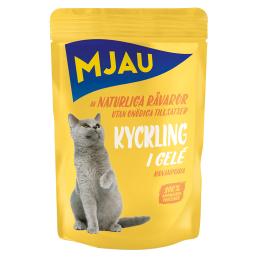 Mjau Cat w saszetkach, 12 x 85 g - Kurczak w galarecie