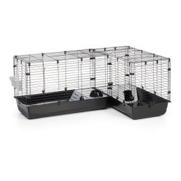 Savic Klatka dla małych zwierząt Cubix Corner - Dł. x szer. x wys.: 148/100 x 50 x 63,5 cm