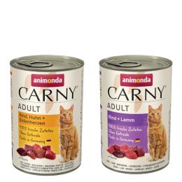 Megapakiet animonda Carny Adult, 24 x 400 g - Pakiet mieszany (2 smaki)