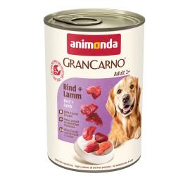 Megapakiet animonda GranCarno Original Adult, 24 x 400 g - Wołowina i jagnięcina