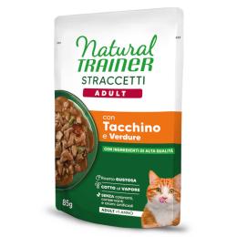 Megapakiet Natural Trainer, paski w sosie, 44 x 85 g - Indyk