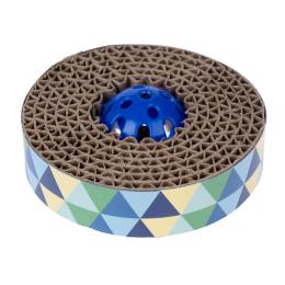 zooplus Basics zabawka dla kota Spin & Scratch - Ø 10 x wys. 4 cm