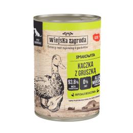 Korzystny pakiet Wiejska Zagroda, mokra karma dla psa, 24 x 400 g - Kaczka z gruszką