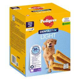 Pedigree Dentastix Light: Przekąska do pielęgnacji zębów dla dużych psów (>25 kg) - 21 szt.
