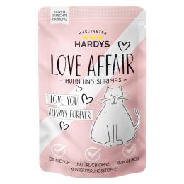 Hardys LOVE AFFAIR, 12 x 100 g - Kurczak i krewetki