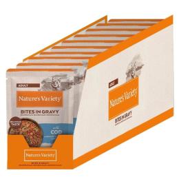 Nature's Variety Bites Adult w sosie, 22 x 85 g - Dorsz