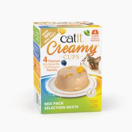 Catit Creamy Cups, 4 x 25 g - Pakiet mieszany (4 smaki)