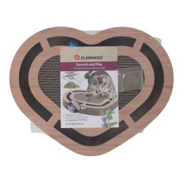 Flamingo zabawka do drapania Poro Brown - Dł. x szer. x wys.: 42,5 x 33,5 x 5,5 cm