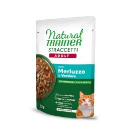 Megapakiet Natural Trainer, paski w sosie, 44 x 85 g - Dorsz